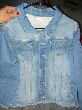 Cato Vintage Southwest Embroidered XL Jean Jacket